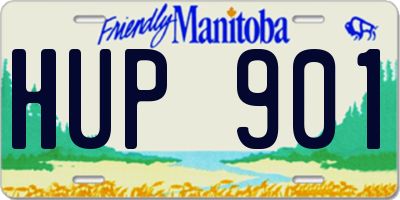 MB license plate HUP901