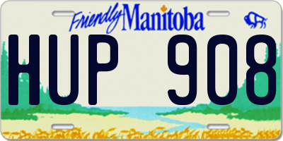 MB license plate HUP908