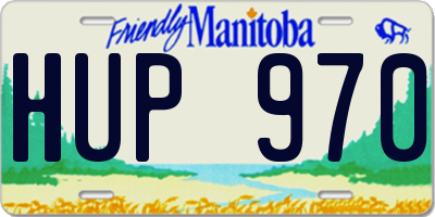 MB license plate HUP970