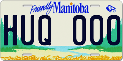 MB license plate HUQ000