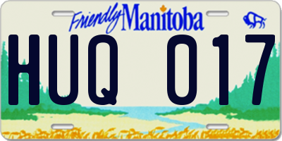 MB license plate HUQ017