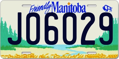 MB license plate J06029