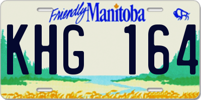 MB license plate KHG164