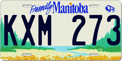 MB license plate KXM273