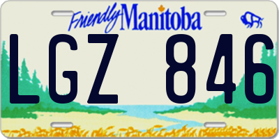 MB license plate LGZ846