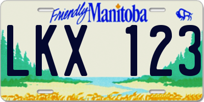 MB license plate LKX123