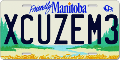 MB license plate XCUZEM3