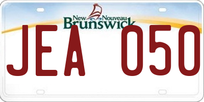 NB license plate JEA050