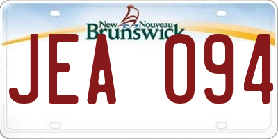 NB license plate JEA094