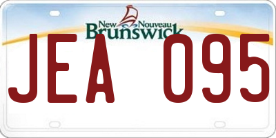 NB license plate JEA095