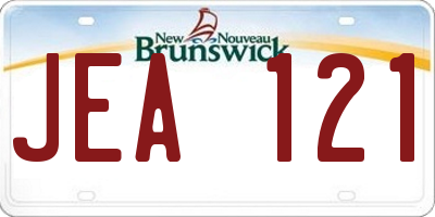 NB license plate JEA121