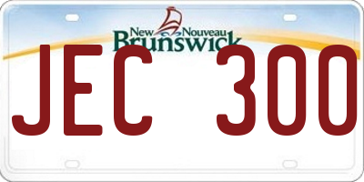 NB license plate JEC300