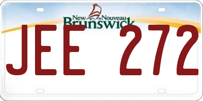 NB license plate JEE272