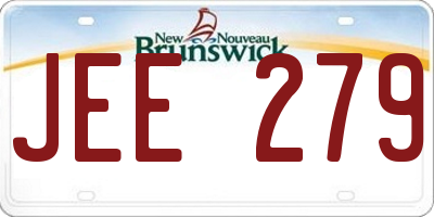 NB license plate JEE279