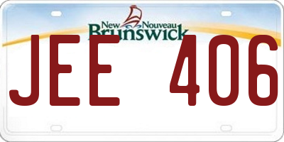 NB license plate JEE406