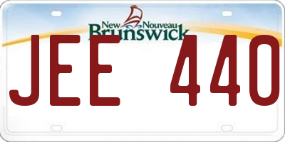 NB license plate JEE440