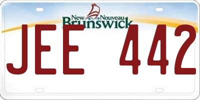 NB license plate JEE442