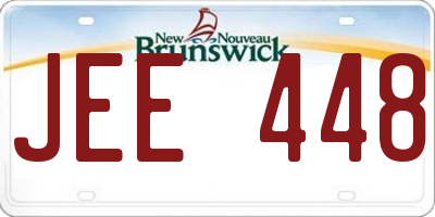 NB license plate JEE448