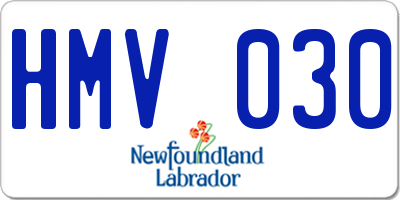 NL license plate HMV030