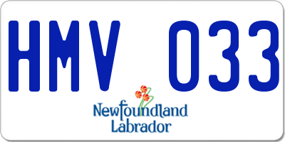 NL license plate HMV033