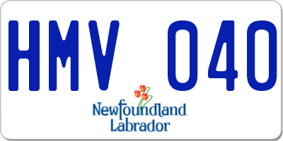 NL license plate HMV040