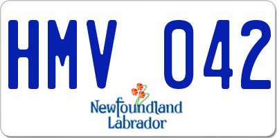 NL license plate HMV042