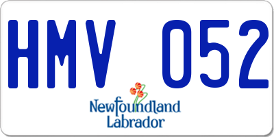 NL license plate HMV052