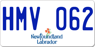 NL license plate HMV062