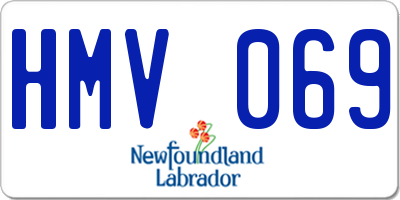 NL license plate HMV069