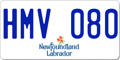 NL license plate HMV080