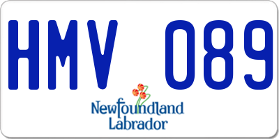 NL license plate HMV089