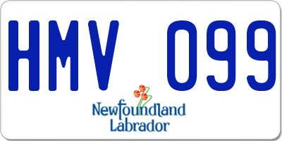 NL license plate HMV099