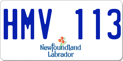 NL license plate HMV113