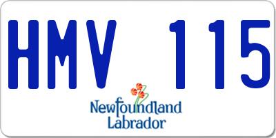 NL license plate HMV115