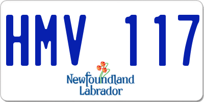 NL license plate HMV117