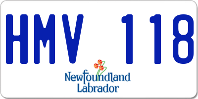 NL license plate HMV118