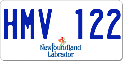 NL license plate HMV122