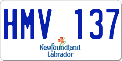 NL license plate HMV137