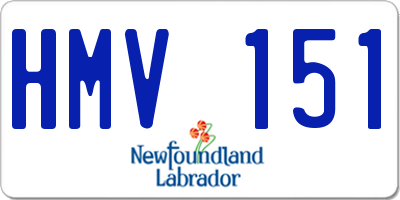 NL license plate HMV151
