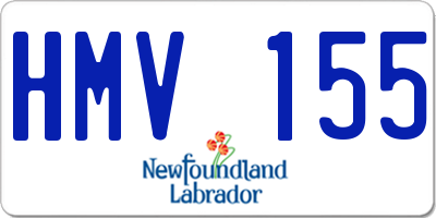 NL license plate HMV155