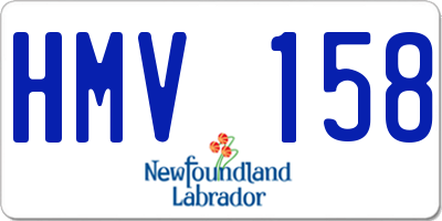 NL license plate HMV158