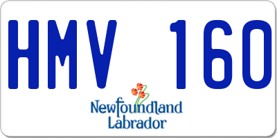 NL license plate HMV160