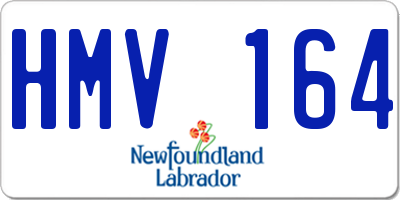 NL license plate HMV164