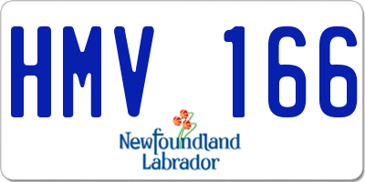 NL license plate HMV166