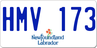 NL license plate HMV173