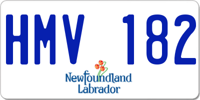 NL license plate HMV182
