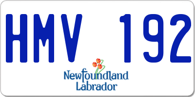 NL license plate HMV192