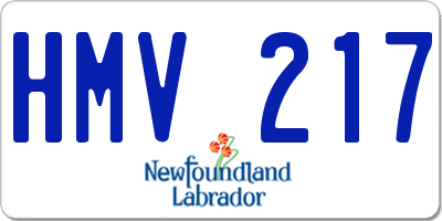 NL license plate HMV217