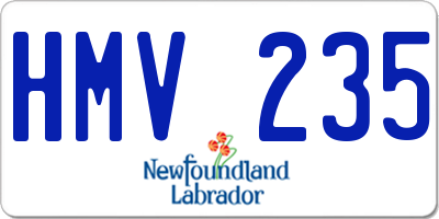 NL license plate HMV235