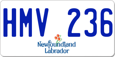 NL license plate HMV236